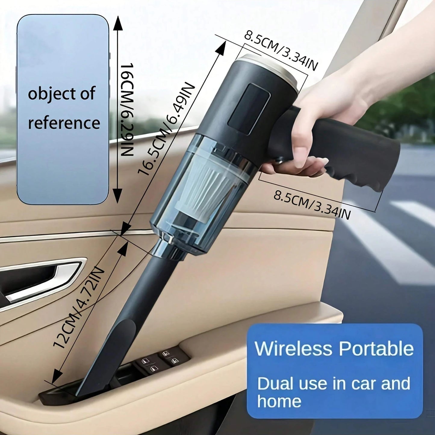 2-in-1 Car Vacuum & Blower