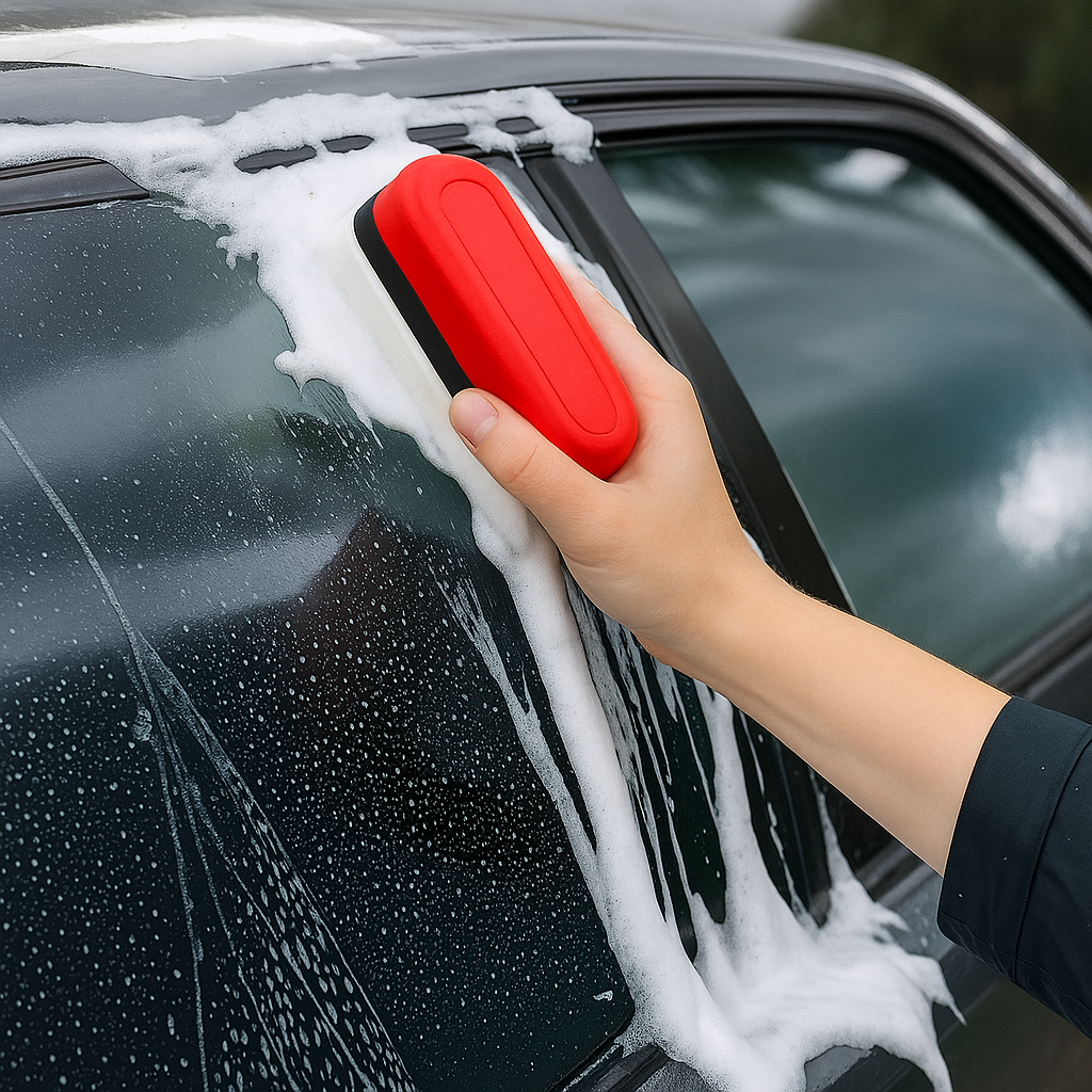 Hydrophobic Glass Coating Windshield Cleaning Sponge