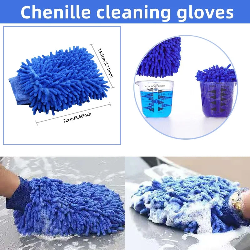 15-Piece Car Detailing & Cleaning Kit